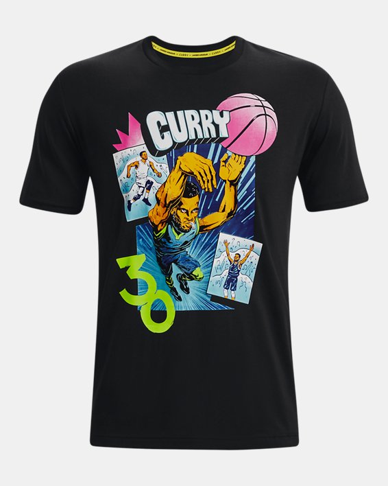 男士Curry Comic Book短袖T恤, Black, pdpMainDesktop image number 4